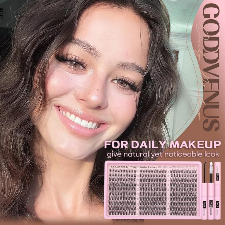 Goddvenus Lash Clusters Kit Wispy Eyelash Clusters Lashes Natural DIY Lash Extension