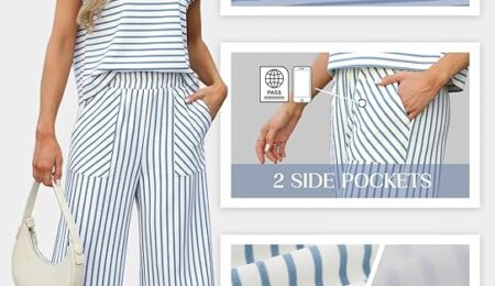 Sweetmoon Capri Sets Women 2 Piece Outfits Summer Top